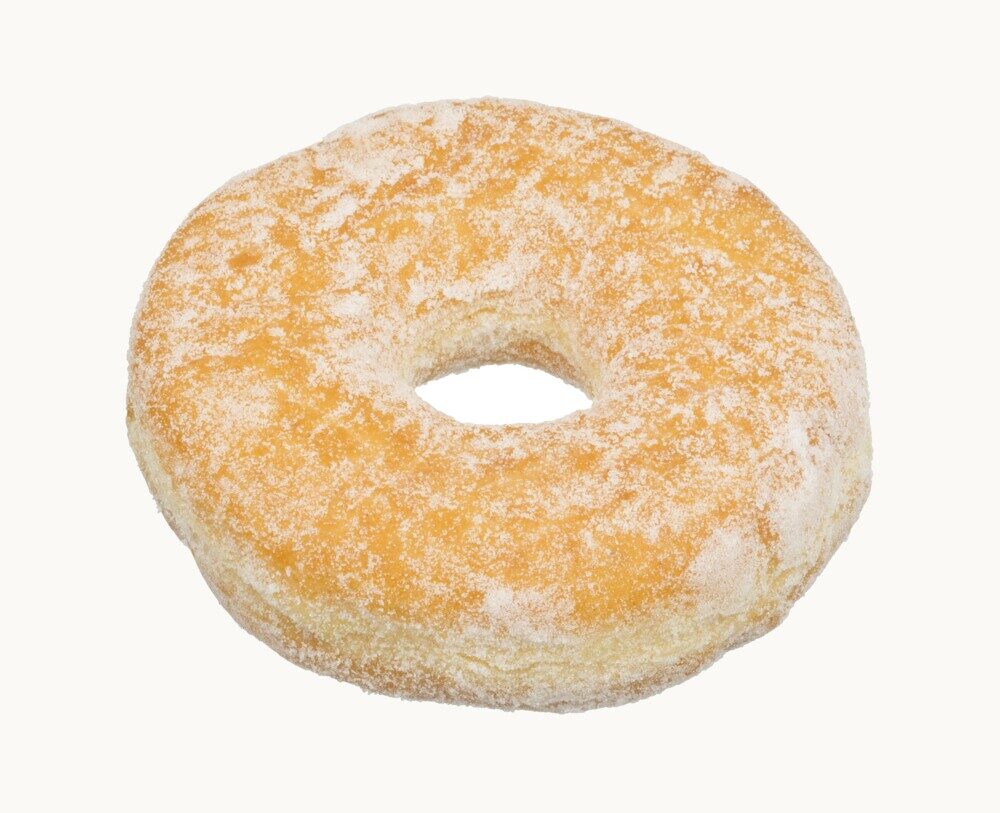 A sugared ring doughnut: a torus